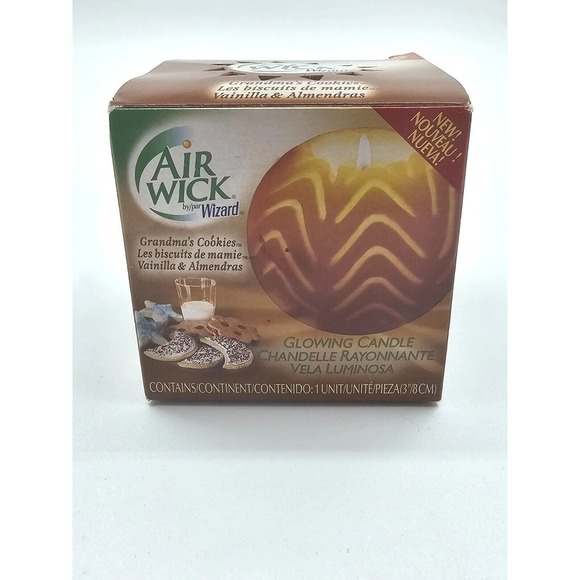 AIRWICK Grandmas Cookies by Wizard Glowing Candle Discontinued 2002 New - Picture 11 of 11
